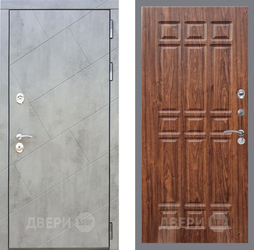 Входная металлическая Дверь Рекс (REX) 22 FL-33 орех тисненый в Балашихе
