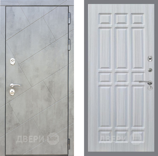 Входная металлическая Дверь Рекс (REX) 22 FL-33 Сандал белый в Балашихе