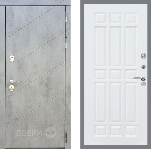 Входная металлическая Дверь Рекс (REX) 22 FL-33 Силк Сноу в Балашихе