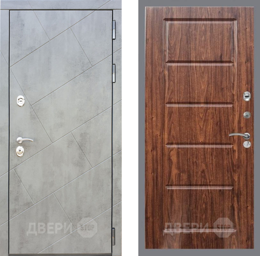 Входная металлическая Дверь Рекс (REX) 22 FL-39 орех тисненый в Балашихе