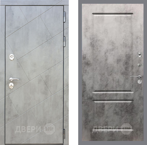 Входная металлическая Дверь Рекс (REX) 22 FL-117 Бетон темный в Балашихе