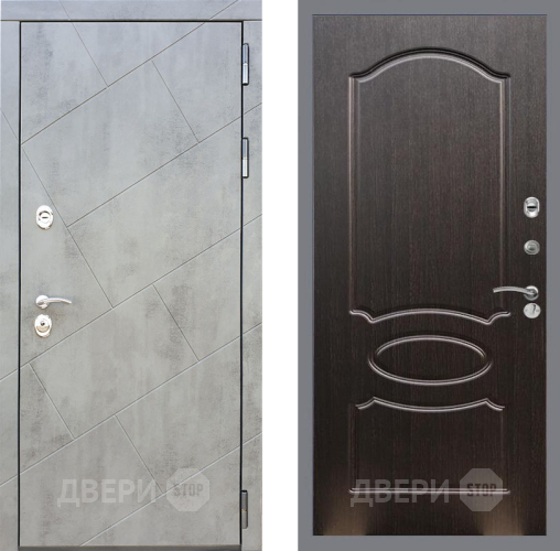Входная металлическая Дверь Рекс (REX) 22 FL-128 Венге светлый в Балашихе
