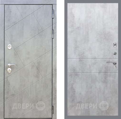 Входная металлическая Дверь Рекс (REX) 22 FL-290 Бетон светлый в Балашихе