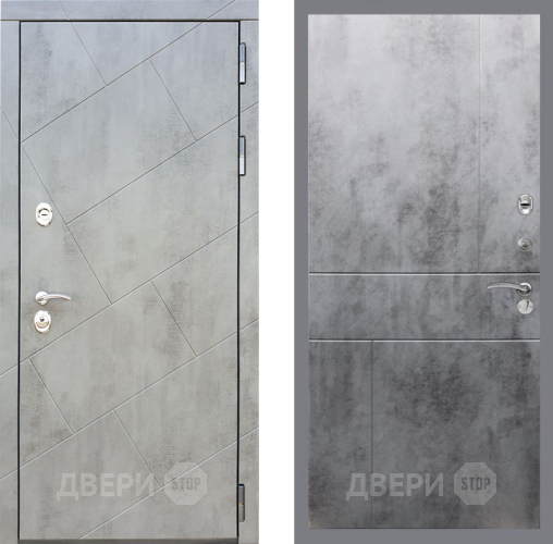 Входная металлическая Дверь Рекс (REX) 22 FL-290 Бетон темный в Балашихе