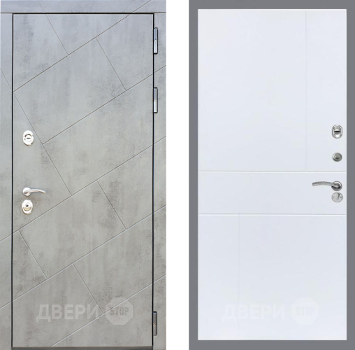 Входная металлическая Дверь Рекс (REX) 22 FL-290 Силк Сноу в Балашихе