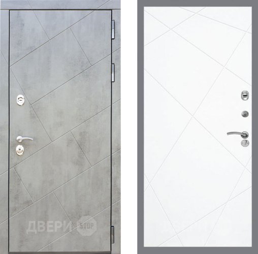 Входная металлическая Дверь Рекс (REX) 22 FL-291 Силк Сноу в Балашихе