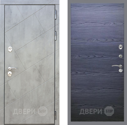 Входная металлическая Дверь Рекс (REX) 22 GL Дуб тангенальный черный в Балашихе