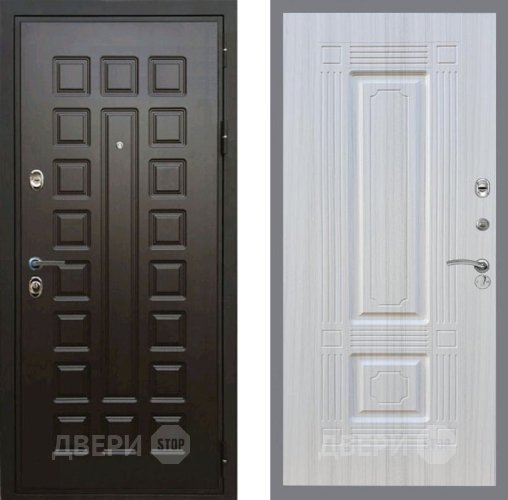 Входная металлическая Дверь Рекс (REX) Премиум 3к FL-2 Сандал белый в Балашихе