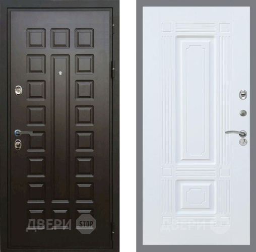 Входная металлическая Дверь Рекс (REX) Премиум 3к FL-2 Силк Сноу в Балашихе