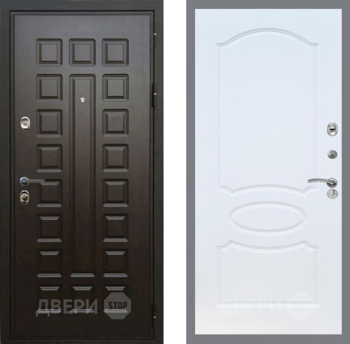 Дверь Рекс (REX) Премиум 3к FL-128 Белый ясень в Балашихе