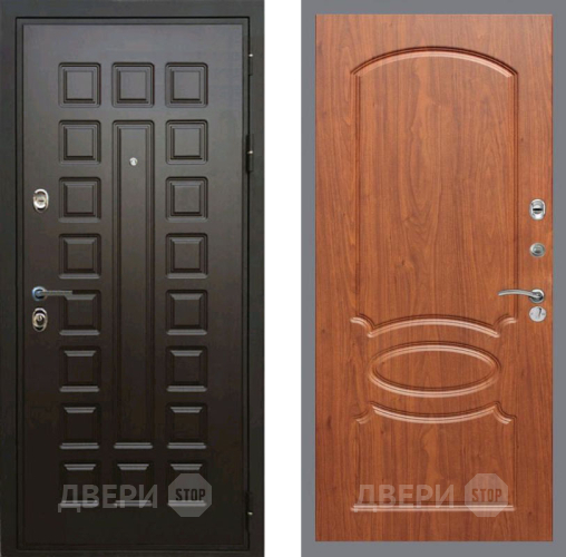 Входная металлическая Дверь Рекс (REX) Премиум 3к FL-128 Морёная берёза в Балашихе