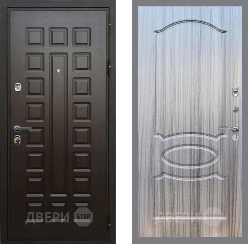 Входная металлическая Дверь Рекс (REX) Премиум 3к FL-128 Сандал грей в Балашихе