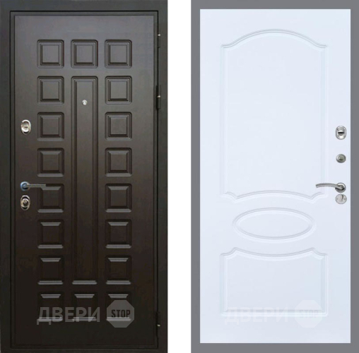 Дверь Рекс (REX) Премиум 3к FL-128 Силк Сноу в Балашихе