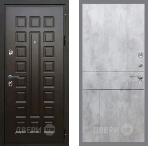 Входная металлическая Дверь Рекс (REX) Премиум 3к FL-290 Бетон светлый в Балашихе