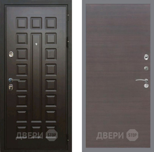 Входная металлическая Дверь Рекс (REX) Премиум 3к GL венге поперечный в Балашихе