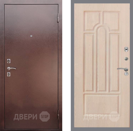 Входная металлическая Дверь Рекс (REX) 1 FL-58 Беленый дуб в Балашихе