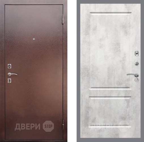 Входная металлическая Дверь Рекс (REX) 1 FL-117 Бетон светлый в Балашихе