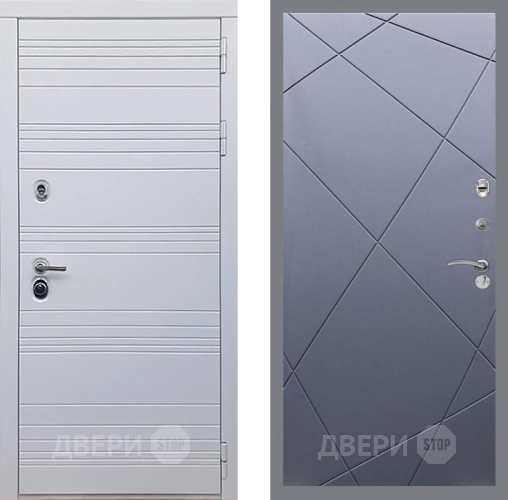 Входная металлическая Дверь Рекс (REX) 14 Силк Сноу FL-291 Силк титан в Балашихе