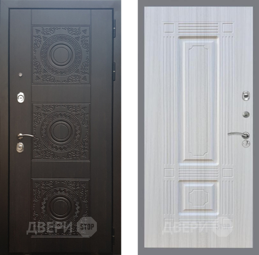 Входная металлическая Дверь Рекс (REX) 10 FL-2 Сандал белый в Балашихе
