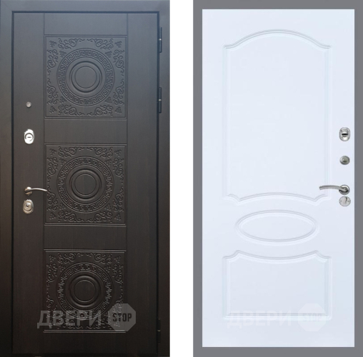 Входная металлическая Дверь Рекс (REX) 10 FL-128 Силк Сноу в Балашихе