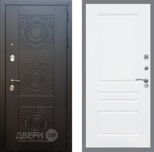 Входная металлическая Дверь Рекс (REX) 10 FL-243 Силк Сноу в Балашихе