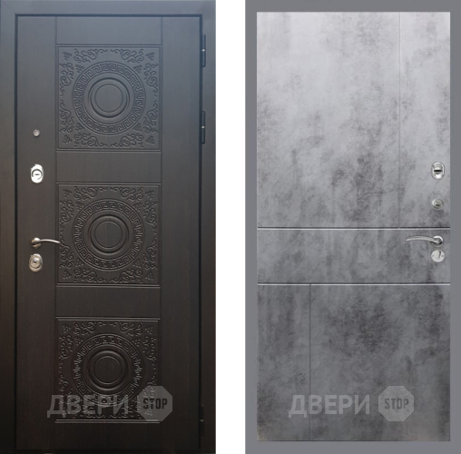 Входная металлическая Дверь Рекс (REX) 10 FL-290 Бетон темный в Балашихе