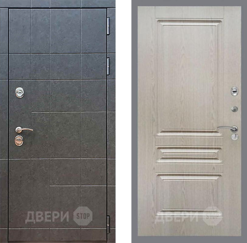 Входная металлическая Дверь Рекс (REX) 21 FL-243 Беленый дуб в Балашихе