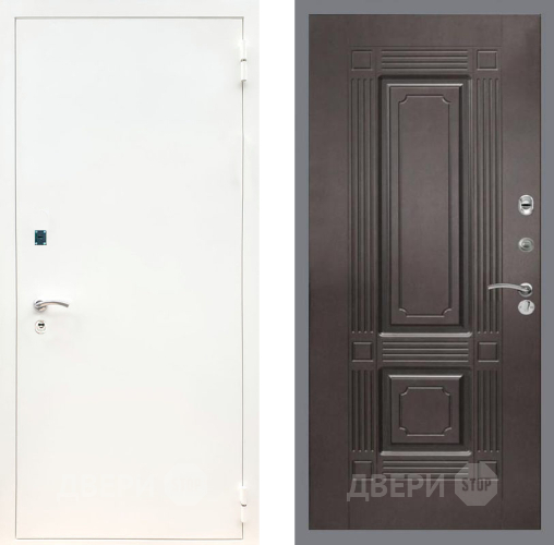 Дверь Рекс (REX) 1А Белая шагрень FL-2 Венге в Балашихе