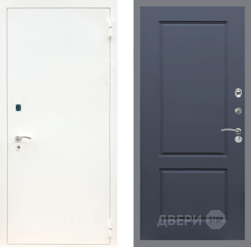 Дверь Рекс (REX) 1А Белая шагрень FL-117 Силк титан в Балашихе