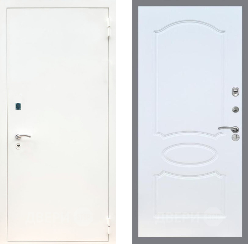 Дверь Рекс (REX) 1А Белая шагрень FL-128 Белый ясень в Балашихе