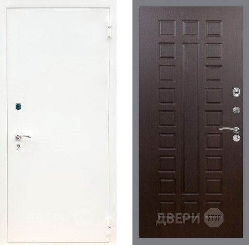 Дверь Рекс (REX) 1А Белая шагрень FL-183 Венге в Балашихе