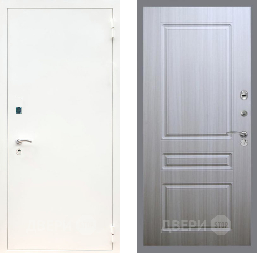 Дверь Рекс (REX) 1А Белая шагрень FL-243 Сандал белый в Балашихе