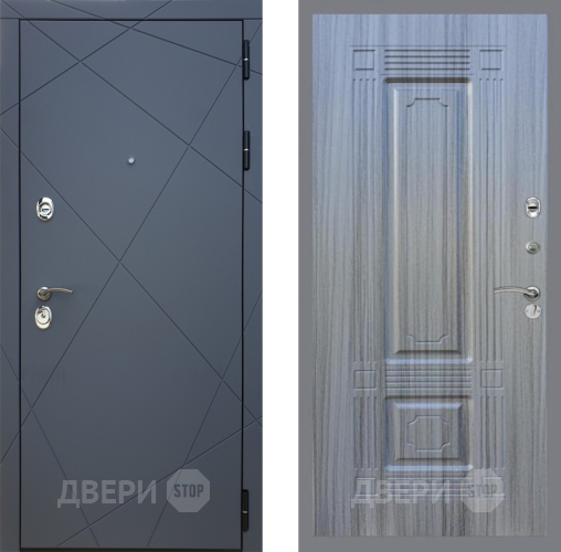 Входная металлическая Дверь Рекс (REX) 13 Силк Титан FL-2 Сандал грей в Балашихе