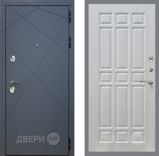 Входная металлическая Дверь Рекс (REX) 13 Силк Титан FL-33 Лиственница беж в Балашихе