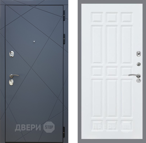Входная металлическая Дверь Рекс (REX) 13 Силк Титан FL-33 Силк Сноу в Балашихе