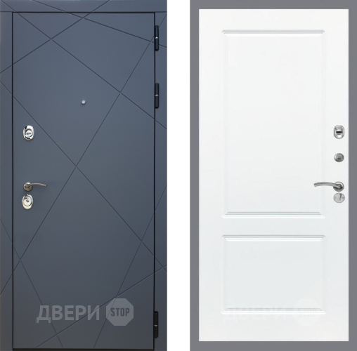 Входная металлическая Дверь Рекс (REX) 13 Силк Титан FL-117 Силк Сноу в Балашихе