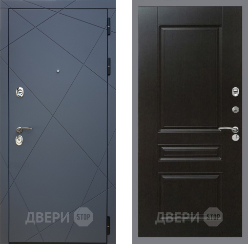 Входная металлическая Дверь Рекс (REX) 13 Силк Титан FL-243 Венге в Балашихе
