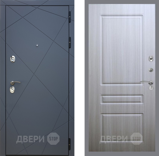 Входная металлическая Дверь Рекс (REX) 13 Силк Титан FL-243 Сандал белый в Балашихе