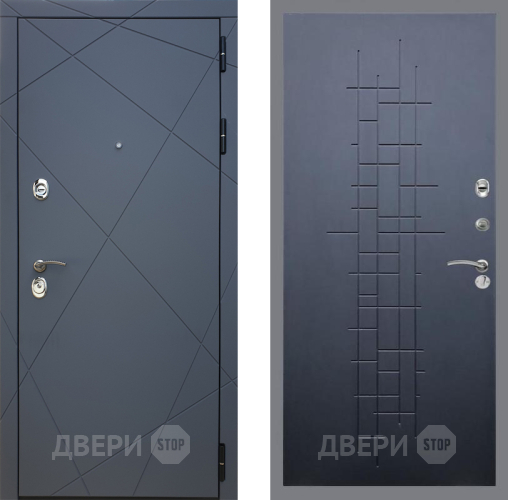 Входная металлическая Дверь Рекс (REX) 13 Силк Титан FL-289 Ясень черный в Балашихе