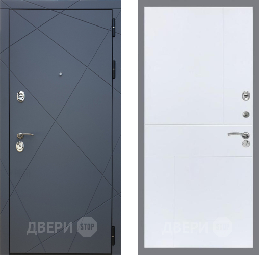 Входная металлическая Дверь Рекс (REX) 13 Силк Титан FL-290 Силк Сноу в Балашихе