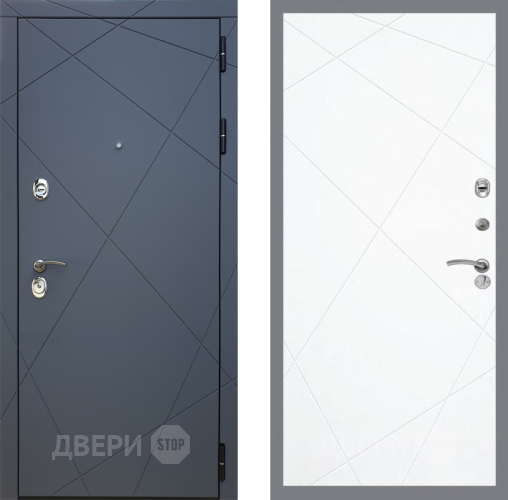 Входная металлическая Дверь Рекс (REX) 13 Силк Титан FL-291 Силк Сноу в Балашихе