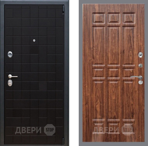 Входная металлическая Дверь Рекс (REX) 12 FL-33 орех тисненый в Балашихе