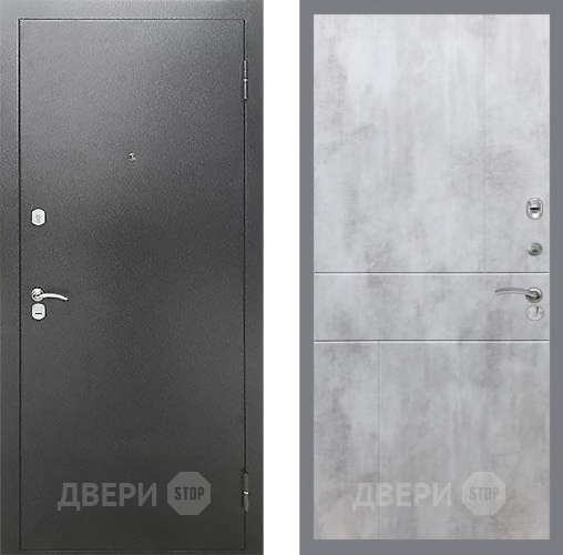 Входная металлическая Дверь Рекс (REX) Сити FL-290 Бетон светлый в Балашихе