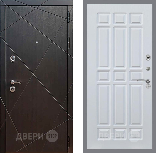 Входная металлическая Дверь Рекс (REX) 13 Венге FL-33 Белый ясень в Балашихе