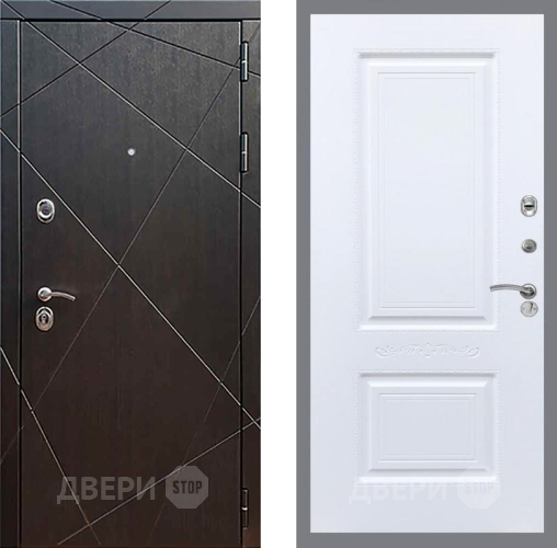 Входная металлическая Дверь Рекс (REX) 13 Венге Смальта Силк Сноу в Балашихе