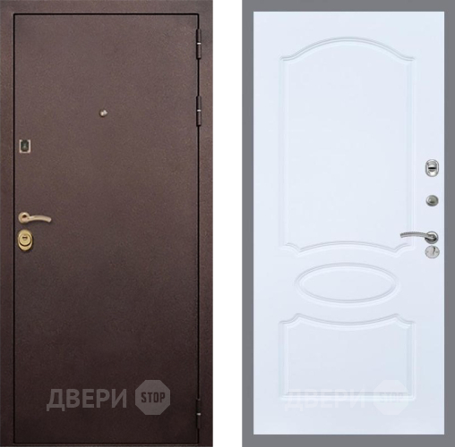 Входная металлическая Дверь Рекс (REX) Лайт 3К FL-128 Силк Сноу в Балашихе