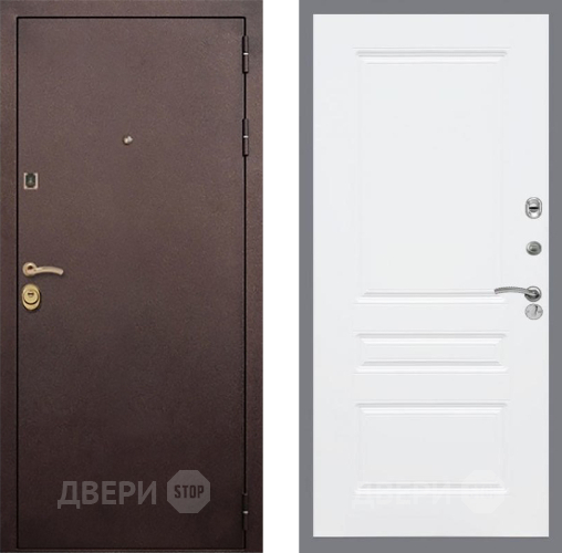 Входная металлическая Дверь Рекс (REX) Лайт 3К FL-243 Силк Сноу в Балашихе