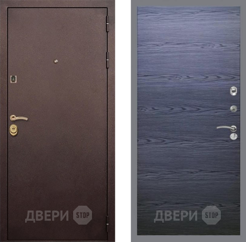 Входная металлическая Дверь Рекс (REX) Лайт 3К GL Дуб тангенальный черный в Балашихе