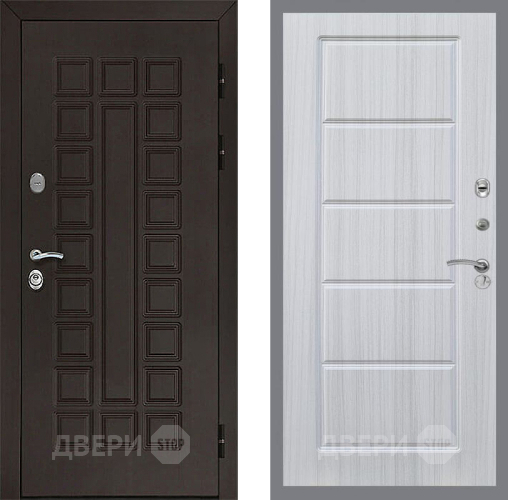 Входная металлическая Дверь Рекс (REX) Сенатор 3К FL-39 Сандал белый в Балашихе
