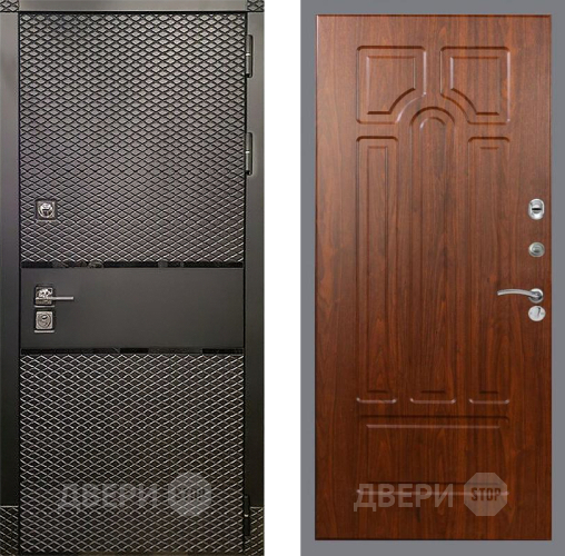 Входная металлическая Дверь Рекс (REX) 15 Черный Кварц FL-58 Морёная берёза в Балашихе